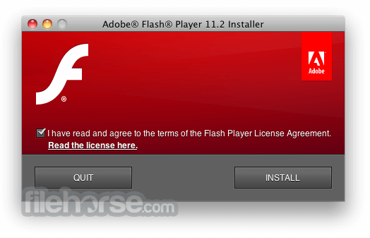 update adobe flash player mac os