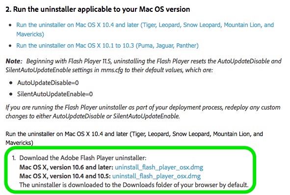 adobe flash player for mac 10.6.8 free download